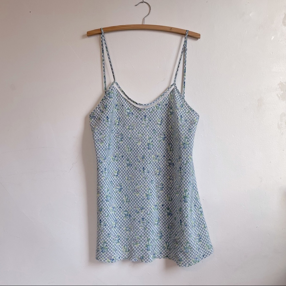 Vintage | blueberry slip dress